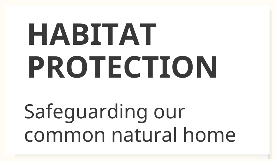Habitat Protection navigation tile